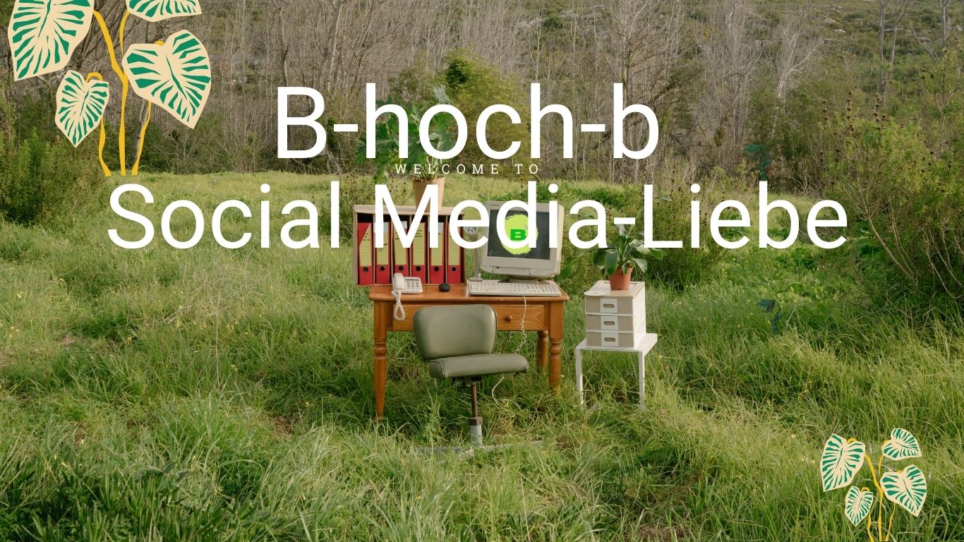 B-hoch-b. Welcome to: Social Media-Liebe